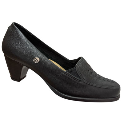 Romulo Casual Cuero Negro Mujer Talla 37 Ref 4095 